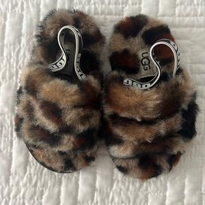 Uggs Furry Mini Leopard Slippers